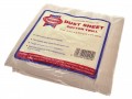 Faithfull Dust Sheet Cotton Twill 12ft X 9ft �11.10 100% Cotton Twill For Long Life. High Quality Dust Sheet For Domestic Use. Absorbs Paint Splashes. Machine Washable At Low Temperatures. Size: 3.5m X 2.6m (12ft X 9ft) Approx.