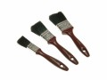 Faithfull Homemaker Paint Brush Set 3 �8.25 A Quality Pure Natural Long Bristled Brush With A Stainless Steel Ferrule And A �beavertail’ Style Handle. For A High Quality Fi Nish With All Paints.set Comprises 1 Each  1in , 1.1/2in And 2in