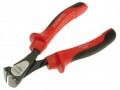 FAI/FULL 101/160 H/D END CUT PLIER 6.1/4IN �24.29 Faithfull End Cutting Plier

Heavy Duty Plier.

Suitable For Cutting Piano Wire.

The Hardened Cutting Jaws Are At 90� To The Handle Allowing Very Close Cropping Of Wire.

Length. 160mm. (6.1/