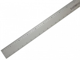 FAITHFULL 1000MM ALUMINIUM RULE
