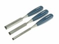 FAI/FULL BLUE B/E CHISEL SET(3) BLISTER CARDED �15.85 Faithfull Bevel Edge Chisel Set

A Quality Chisel For Professional Work As Well As For Diy.
Impact Resistant Pvc Handles Designed For Use With A Mallet.
Finely Ground Drop Forged Steel Blade.

S