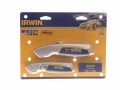 Irwin Pro Touch Knife Value Pack �10.95 �the Irwin Pro Touch Combi Pack Features Retractable And Fixed Pro Touch Knifes And 10 Bi Metal Blades. Both Knives Feature Easy Tool-free Entry, Convenient Internal Storage For 5 Blades, Magnetic Bla