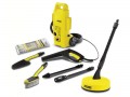 Karcher K2.360M Deluxe Pressure Washer �139.95 The K 2.360 Is A High Performance Mobile Unit With A High-quality N-cor Pump To Reduce Noise And Is Powered By A 1400 Watt Motor With 110 Maximum Bar Pressure Delivering 360 Litre Of Water Per Hour. S