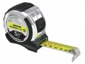 Komelon PowerBlade Tape 5m (Width 27mm) Metric Only! £10.99
The Komelon 5m Powerblade Tape Has A Dura Ny Nylon Coated Steel Dual Printed Blade With Vertical Blade Markings On The Reverse And Patented Hi-vis Blade Printing. The Dura Ny Nylon Coating Offers