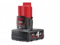 Milwaukee M12 M12B4 REDLITHIUM-ION Battery 12 Volt 4.0Ah Li-Ion £52.95 The Milwaukee M12 m12b4 redlithium-ion™ Battery Packs Are Fitted With Sophisticated Electronics (redlink™ Intelligence) And Overload Protection Which Prevents The User From