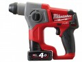 Milwaukee M12 CH-402C Fuel SDS Hammer 12 Volt 2 x 4.0Ah Li-Ion £289.95 Milwaukee M12 Ch-402c Fuel Sds Hammer 12 Volt 2 X 4.0ah Li-ion
Features:
Industry's First Brushless Compact 12v Rotary Hammer With 1.1 Joules (epta), 0 - 6575 Bpm & 0 -