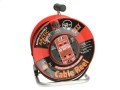 Masterplug Heavy-Duty Cable Reel 50m 13a 4 Socket Thermal Cutout �67.49 
A 50 Metre 240 Volt Cable Reel. With Thermal Cut Out And Reset Button.
50 Metres Arctic Cable.13 Amp.4 Sockets.sturdy Tubular Steel Frame.bs1363/a