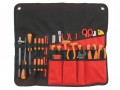 Plano 12-Pocket Tool Roll £16.99 The Plano Multi-pocket Tool Roll Made From Reinforced, Waterproof Material, With Pockets And Elasticated Tool Holding Straps, And 2 Reinforced Hanging Rings. Uses Hook & Loop Fastening To Keep The