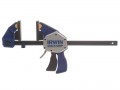 IRWIN QUICK-GRIP XTREME PRESSURE ONE HANDED CLAMP 6IN £21.99
A Single Handed Clamp Offering A Clamping Pressure Two And A Half Times Greater Than Its Competitors. A Tool Free Quick Change Function Allows The Jaws To Be Reversed To Perform A Spreading