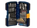 Ryobi RTC0030A 30 Piece Mix Drill & Bit Set �9.95 30 Piece Mixed Drilling And Driving Set. 

Contents. 


Masonry Bits 5 In 5 Sizes 5-7mm 

Hss Drill Bits 6 In 6 Sizes 2-6mm

Bradpoint 5 In 5 Sizes 3-8mm 

1 X 60mm Magnetic Bit Holder

N