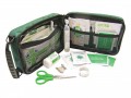 Scan Household & Burns First Aid Kit C/case �15.90 45 Piece Kit In Weatherproof 4 Pocket Travel Bag With Handle And Belt Clips.for Use In The Home And Outdoors.suitable For Burns, Grazes, Cuts And Much More.&nbsp;contents:1 Triangular Bandage1 Finger 