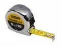 Stanley Micro Powerlock Tape 5m/16ft (crd)033553 �7.99 Mylar Coated Blade For Long Life 3 Rivets Easy Locking Tru-zero Hook Belt Clip More Compact Thant He Powerlock Classic Chrome Plated Plastic Case Spring « Smooth Retraction