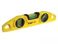 Stanley Fatmax Torpedo Level 10in       0-43-603 �20.33 Fatmax Torpedo Level (3 Vial)


Die-cast Aluminum Body, 

Solid Block Vials, 

Vials Accuracy Of 0,5mm/m, 

Rare Earth Magnets, 

Pipe Groove Provides Maximum Durability, 

For Faster And