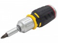 Stanley Tools FatMax Ratchet Screwdriver Stubby £12.99 The Stanley Fatmax Stubby Ratchet Screwdriver Is Ideal For Use In Small, Confined Spaces. It Has A Large Soft-grip Handle That Fits In The Palm For Comfortable Use And It Has A 3-position Ratchet To A
