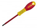 Stanley FatMax Screwdriver Insulated Pozi Pz2 x 125mm �6.35 Fatmax � Screwdriver. 


Chrome Vanadium Steel Bar Allows For High Torque And Reduces The Chance Of Tip Breakage. 

Soft Grip Handle, Perfect Combination Of Great Grip Plus Reduces Fatigue. 

C