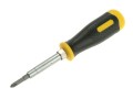 STANLEY 6 WAY SCREWDRIVER    0 68 012 �4.98 Stanley 6 Way Screwdriver 0 68 012all In One Screwdriver With Six Tips.ideal For Car Glove Box Or Kitchen Drawer.soft Grip Rubber With Diamond Texture For A Frim Comfortable Grip.built In Bolster For 