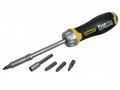 Stanley FatMax Xtreme  Multibit Ratchet Screwdriver �20.34 The Stanley 069214 Is A Ratchet Screwdriver With A Selection Of Screwdriver Bits.ideal For Diy Or The Construction Industry. The Easy Change Extension Bars Gives This Screwdriver More Added Flexabilit