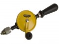 STANLEY 103 HAND DRILL                 1 03 103 �31.68 Stanley Hand Drillsa Double Pinion Hand Drill With Die-cast Wheel And Frame.black Japanned Finish , And Three Jaw 5/16in (8mm) Self Centring Chuck.fitted With Comfortable Plastic Handles.