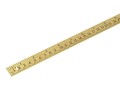 STANLEY 1322GS 1M G/S   COUNTER MEASURE 1 35 441 �43.34 Stanley 1322gs 1m G/s   Counter Measure 1 35 441

Hard Rolled Brass With Deep Etched Black Figures And Graduations 19mm Wide.
Countersunk Holes For Fixing To Counter Top.
Graduated Mm, Figured Cen