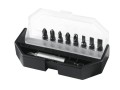 STANLEY 10PC INSERT BIT SET (SL/PH/PZ)  1 68 734 �11.94 Stanley Screwdriver Bits

A Set Of 10 Screwdriver Bits Including The Holder Consisting Of The Following Sizes.

Slotted. 4.5, 5.5, 6.5mm.
Pozi. No.1,2,3. Point
Phillips. No.1, 2, 3. Point
1 Hol