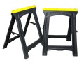 STANLEY  JUNIOR SAW HORSE TWIN PACK    1 92 038 �29.99 Stanley Junior Saw Horse Twin Pack 1 92 038features:

These Saw Horses Have An All Plastic Construction. Non-slip Rubber Inserts In The Top. Non-slip Rubber Feet. They Fold Flat And Are Easy-to-carr