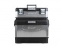 Stanley Galvanised Mobile Work Centre 1-95-832 �91.95 The Stanley Contractors Tool Box Is A Customisable 26-inch Galvanised Metal Tool Chest That Is Combined With A 23-inch Galvanised Toolbox That Sits Neatly On Top Of The 26-inch Box For Complete Mobile