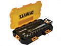 Stanley/Dewalt Tools DWMT73804 Tough Socket Set 34 Piece 1/4in & 3/8in Drive £44.99 The Dwmt73804 Tough Socket Set Contains A Variety Of 1/4in & 3/8in Sockets, Ratchet And Accessories All Supplied In A Compact Moulded Case For Easy Storage And Tool Protection. The Sockets Feature