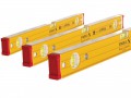 Stabila 96-2 Spirit Level Pack 60cm + 120cm + 180cm £134.99 Stabila 96-2 Extra Strong Double Plumb Ribbed Box Section Levels Are Made From An Extra Strong Light Metal Rectangular Profile With Gripping Ridges And Removable End-caps Made From Two Materials.
T