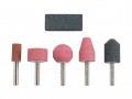 WOLFCRAFT 2144 MOUNTED STONES (6) £9.03 Set Of Six Mounted Stones.special High Quality, Aluminium Oxide.for Grinding Controlled Surfaces. For Metals, Glass, Ceramics And Plastics.