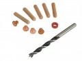 WOLFCRAFT 2917 DOWEL KIT COMPLETE 8MM £5.99 Wolfcraft Dowel Kit - 8mmcomplete With 4 Centre Points, Wood Drill, Depth Stop And Wooden Dowels.size. 8mm.