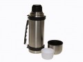 Faithfull Vacuum Flask Stainless Steel 1L �8.16 Quick Easy Action Pour Lid.two Cups.keeps Drinks Hot Or Cold.unbreakable.