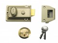 Yale Locks 77 Traditional Nightlatch Electro Nickle Brass SC Cylinder 60mm Backset Boxed �18.56 The Yale 77 Series Traditional Nightlatches Are The The Original Yale Lock With Classic Styling. The&nbsp;deadlocking Snib Function Enables The Latch To Be Held Back Or Deadlocked Internally.the Night