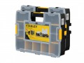 Stanley Sortmaster Organiser Twin Pack 1-95-839 was �20.99 �16.99 The Stanley 195839 Sortmaster Organiser Offers A Great Deal Of Storage Flexibility For Small Parts Like Screws, Nuts, Bolts Or Any Small Items For Any Profession. The Stanley 195839 Has Removable Divi