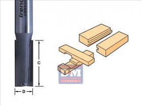 TREND   3/8L  X 1/4 TC  TWO FLUTE CUTTER