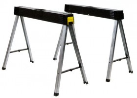 Stanley 197475 Folding Metal Leg Saw Horse (Twin Pack)