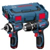 BOSCH 108VLiTWiN 10.8V Twinpack GSB 10.8-2-LI + GDR 10.8-LI In One L-Boxx (2 x 1.3 Ah) �199.95 Bosch 108vlitwin 10.8v Twinpack Gsb 10.8-2-li + Gdr 10.8-li In One L-boxx (2 X 1.3 Ah)

Advantages: Gsb 10,8-2-li Professional
The Shortest 10.8 Volt Powerhouse With Impact Drilling Function

At 