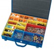 DRAPER 24 Compartment Organiser �29.99 (contents Not Included)
&nbsp;
Steel Cased Organiser With An Adjustable Matrix Of Plastic Lift-out Storage Compartments. Case Has A Carrying Handle With Lever Latch Closures And Press Button Catch. 