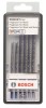 Bosch 6-piece Robust Line jigsaw blade set Progressor T-shank T 123 X; T 234 X; T 345 XF 2607010531 �11.95 6-piece Robust Line Jigsaw Blade Set Progressor Set Contents: T 123 X Progressor For Metalt 234 X Progressor For Woodt 345 Xf Progressor For Wood And Metal Shank: Single Lug Shank (t Shank) Set Size: 