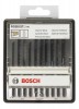 Bosch 2607010540 10-piece Robust Line jigsaw blade set Wood Expert T-shank  2607010540 �7.95 10-piece Robust Line Jigsaw Blade Set Wood Expert Set Contents: T 101 Ao Clean For Woodt 101 B Clean For Woodt 101 Br Clean For Woodt 101 Aof Clean For Hard Woodt 101 Bf Clean For Hard Woodt 101 Brf C