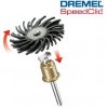 DREMEL 471 Detail Abrasive Brush Coarse 36 Grit  �5.71 Dremel 471 Detail Abrasive Brush Coarse 36 Grit 
&nbsp;
The Detail Abrasive Brushes Have Very Flexible Bristles Which Allow Removal Of The Exterior �surface Layer� Without Damaging The Base Layer Be