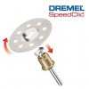DREMEL 545 Diamond Cutting Wheel �13.77 Dremel 545 Diamond Cutting Wheel
&nbsp;
An Unique Accessory Especially Suited For Cutting Hard Materials. For Example Concrete, Stone, Porcelain, Ceramic And Hard Epoxies. The Diamond Wheel Produces