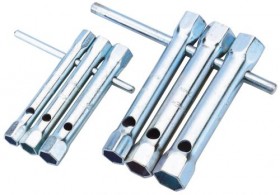DRAPER 6 PIECE METRIC TUBULAR BOX SPANNER SET