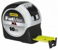 Stanley FatMax�  XL Tape Rule 10m/33ft   5 33 896 �26.50 Stanley Fatmax�&nbsp; Xl Tape Rule 10m/33ft&nbsp;&nbsp; 5 33 896
&nbsp;
Features:
&nbsp;
This Fatmax Xl Tape Has A Chrome Case With Rubber Grip To Withstand Heavy Use And The 32mm Wide Blade Makes