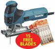 MAKITA 4351FCT 240VOLT BODY GRIP JIGSAW WITH WORK LIGHT & 15 EXTRA BLADES! �129.95 Makita 4351fct 240volt Body Grip Jigsaw With Work Light & 20 Extra Blades!
&nbsp;
Plus&nbsp;15 Extra Makita Blades Worth �14.47!
&nbsp;
4351fct - Barrel Handle Jig Saw     With L.e.d. Light Li