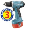 MAKITA 6281DWPE3 14VOLT DRILL & DRIVER SUPPLIED WITH 3 BATTERIES �139.95 Makita 6281dwpe3 14volt Drill & Driver Supplied With 3 Batteries.
&nbsp;
Features:&nbsp;
&nbsp;




2-speed Gear Selection For Matching Rpm To The Application



16 Torque Settings Plu