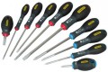 Stanley FatMax� Screwdriver Set Par/Flared /Pozi   10pce �34.73 
Fatmax� Screwdriver. 
Chrome Vanadium Steel Bar Allows For High Torque And Reduces The Chance Of Tip Breakage. 
Soft Grip Handle, Perfect Combination Of Great Grip Plus Reduces Fatigue. 
Colour C