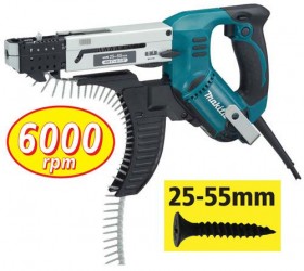 MAKITA 6843 110V AUTO-FEED SCREWDRIVER & 2,000 SCREWS FREE