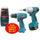 MAKITA 6980FDWFE 12VOLT 3AMP NI-MH IMPACT SCREWDRIVER & 6270DZ DRILL/DRIVER BODY ONLY �209.95