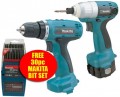 MAKITA 6980FDWFE 12VOLT 3AMP NI-MH IMPACT SCREWDRIVER & 6271DZ DRILL/DRIVER BODY ONLY �199.00 Makita 6980fdwfe 12volt 3amp Ni-mh Impact Screwdriver & 6281dz Drill/driver Body Onlynow Supplied With 3amp Ni-mh Batteries
&nbsp;
Plus Makita&nbsp; 6271dz 12volt Drill/driver (body Only)&nbsp;a