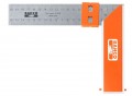 Bahco 9048-400 Aluminium Block & Steel try Square 400mm �15.60 Square With Traditional Shape With 90 And 45 Degree Angle Guides.balance Pin Ensures A Stable Square When Positioned On The Edge Of  A Work Piece And Does Not Drop.removable Indicator On Blade Makes I